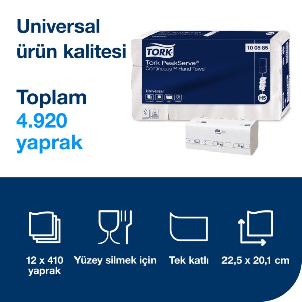 100585 Tork Peakserve™ Sürekli Havlu 410*12 - Görsel 4