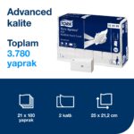 120398 Tork Xpress® Z Katlı Havlu Advanced 180*21 - Görsel 4