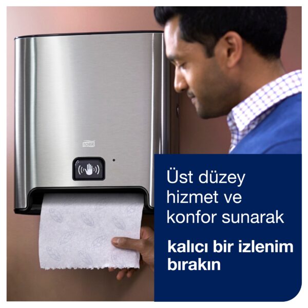 460001 Sensörlü Tork Matic® Hareketli Havlu Dispenseri Metal - Görsel 7