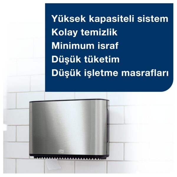460006 Tork Jumbo Tuvalet Kağıdı Dispenseri Metal - Görsel 7