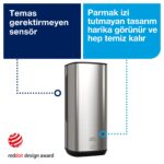 460009 Tork Sensörlü Köpük Sabun Dispenseri Metal - Görsel 3