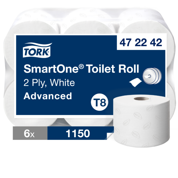 472242 Tork SmartOne Tuvalet Kağıdı Advanced 207m*6 - Görsel 2