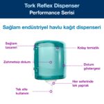 473180 Tork Reflex Dispenseri Turkuaz - Görsel 3
