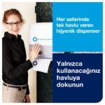 551100 Sensörlü Tork Matic® Hareketli Havlu Dispenseri Beyaz - Görsel 5