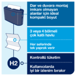 552208 Tork Xpress® Z Katlı Havlu Dispenseri Masaüstü Siyah - Görsel 5