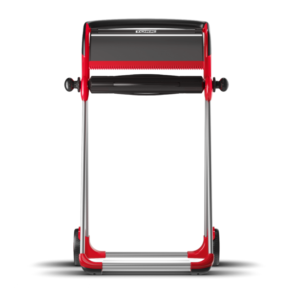 652008 Tork Dıştan Çekmeli Havlu Dispenseri Seyyar Kırmızı-Siyah - Görsel 3