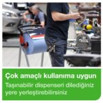 652008 Tork Dıştan Çekmeli Havlu Dispenseri Seyyar Kırmızı-Siyah - Görsel 8
