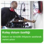 654008 Nonwoven Bez Dispenseri Kırmızı-Siyah - Görsel 9