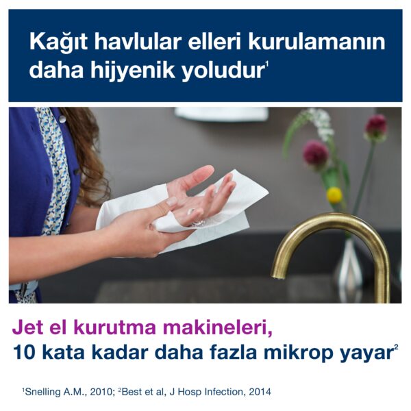 551000 Tork Matic® Hareketli Havlu Dispenseri Beyaz - Görsel 4