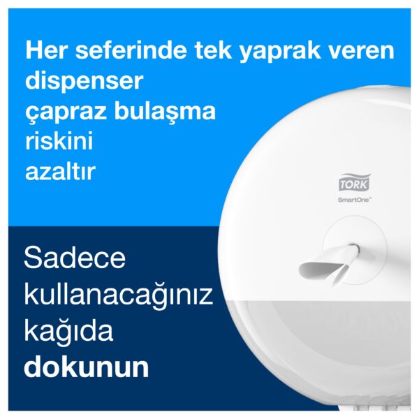 472242 Tork SmartOne Tuvalet Kağıdı Advanced 207m*6 - Görsel 6